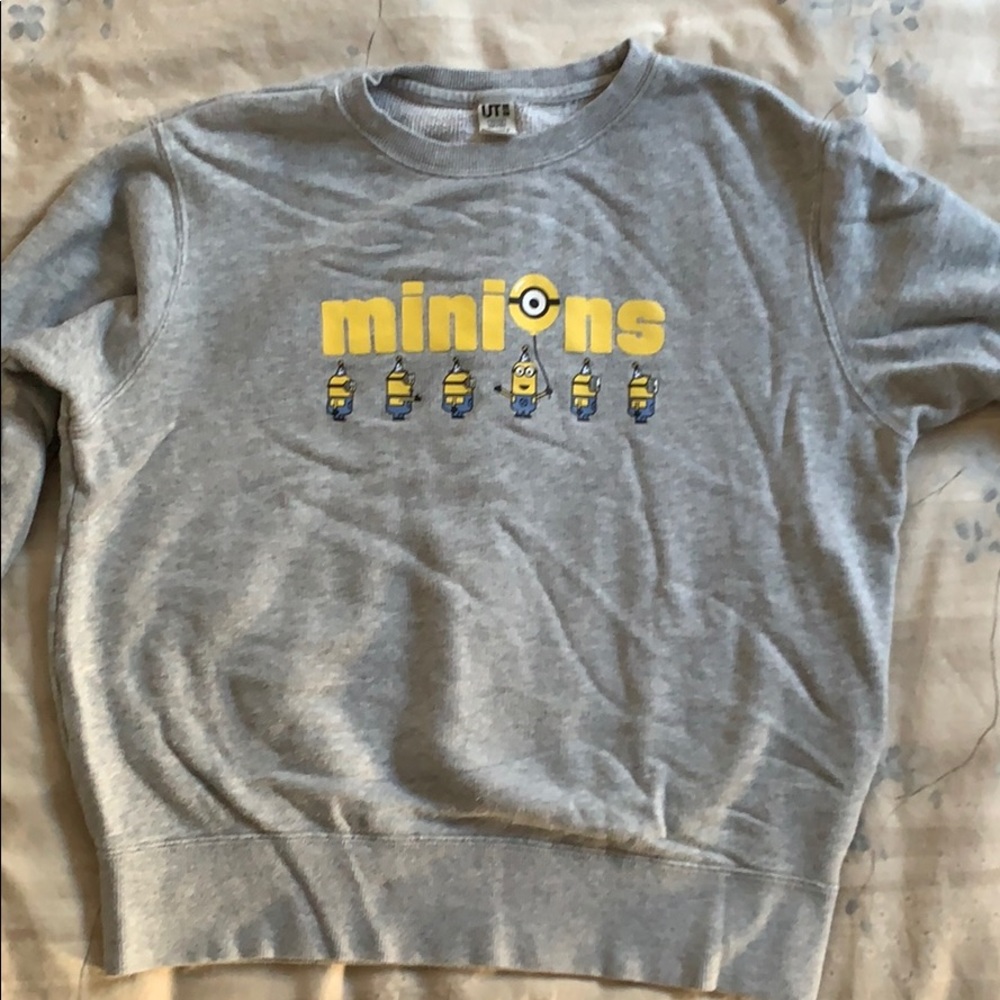 Uniqlo Despicable Me sweatshirt for kids.